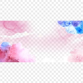 Pink Watercolor Painting Background Effect PNG