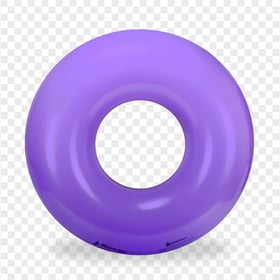 Purple Inflatable Pool Buoy Ring PNG