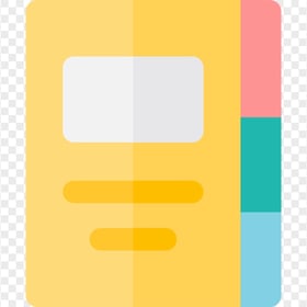Contacts Address Book Flat Icon PNG
