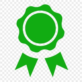 Download Green Medal Ribbon Icon PNG