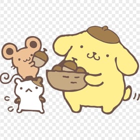 Adorable Pompompurin Sanrio Character HD Transparent PNG