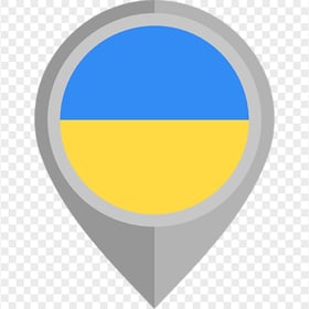 Ukraine Flag Location Icon