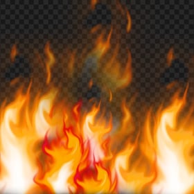 Orange Burning Fire Background
