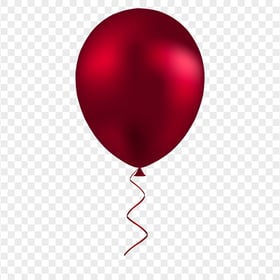 HD Dark Red Vector Decoration Balloon PNG