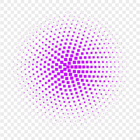 HD Circular Purple Halftone Abstract PNG