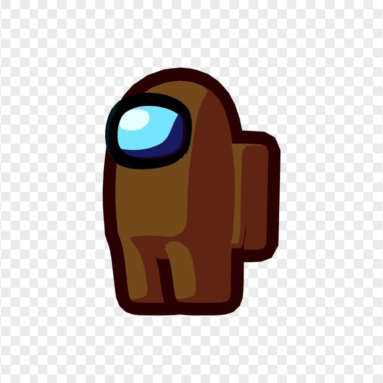 HD Brown Among Us Character PNG Citypng