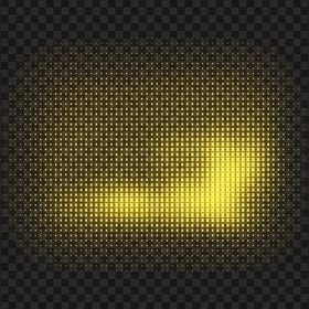 HD Yellow Halftone Glowing Texture PNG