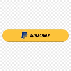 PayPal Subscribe Yellow Button PNG