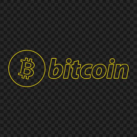 HD Yellow Bitcoin Logo PNG