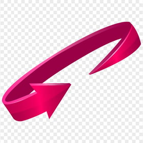 HD 3D Pink Circle Arrow PNG