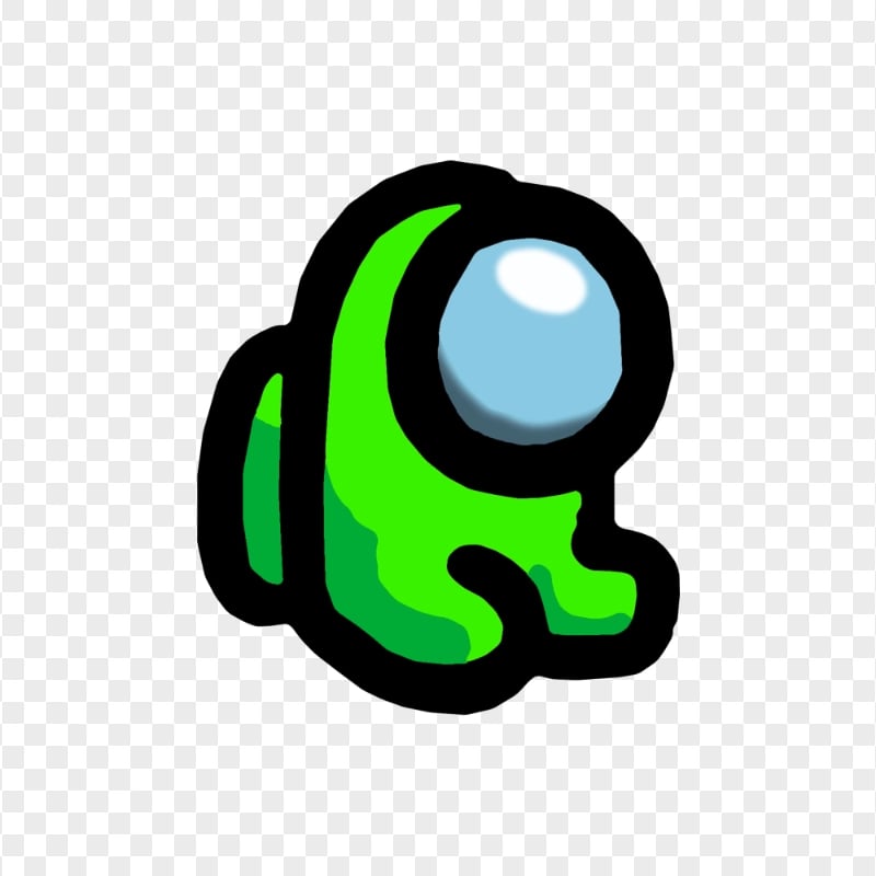 HD Green Lime Among Us Mini Crewmate Character Baby PNG