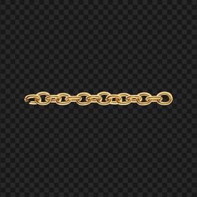 Gold Chain Border Illustration PNG