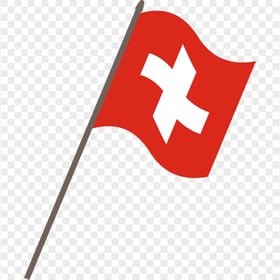 Switzerland Vector Flagpole PNG