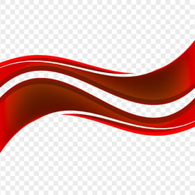 Red Vector Wave Abstract Lines Transparent PNG