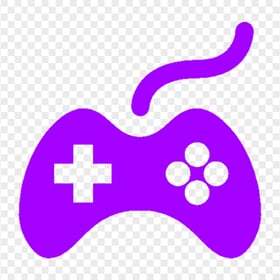 Joystick Game Controller Purple Icon HD PNG