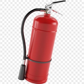HD Red Fire Extinguisher Safety PNG