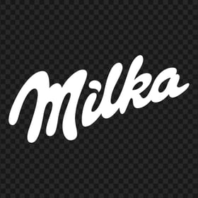 Milka Chocolate White Logo Transparent Background