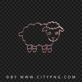 HD Silver Chrome Sheep خروف العيد PNG