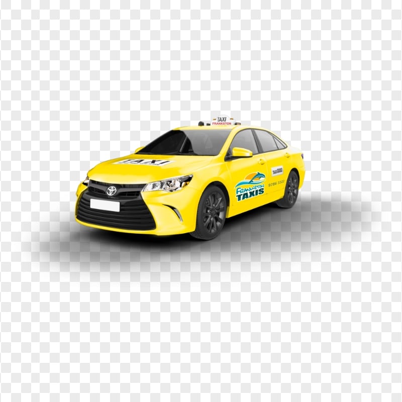 Melbourne Taxi Cab Transparent Background