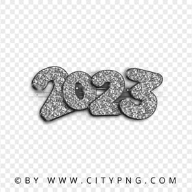 HD 2023 Diamond And Black Design PNG