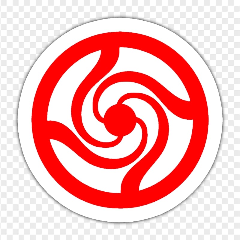 PNG Jujutsu Kaisen High Red Stickers Logo