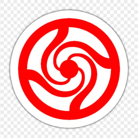 PNG Jujutsu Kaisen High Red Stickers Logo