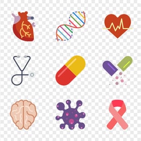 Cancer Pharmacy Heart Medical Pills Clipart