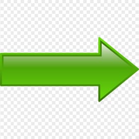 Green Arrow point to right horizontal