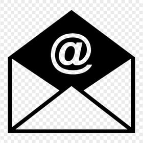 E-mail Mail Letter Black Logo Icon PNG Image
