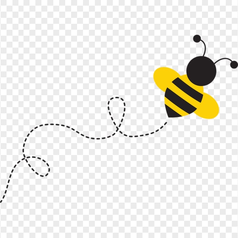 Bee Line Cartoon Illustration | Citypng
