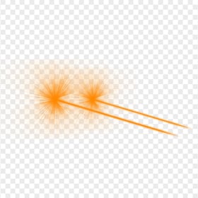 HD Side View Orange Eyes Laser Effect PNG