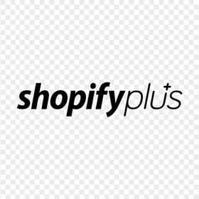 Black Shopify Plus E Commerce Business Logo