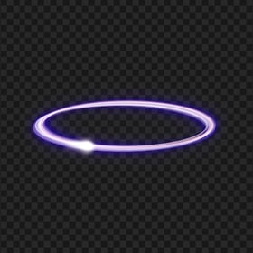 Purple Glowing Ring Circle Effect HD Transparent PNG