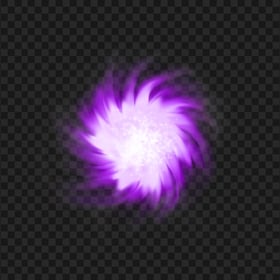 HD Purple Light Energy Ball Effect Transparent PNG