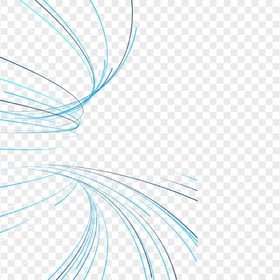 White & Blue Lines Future Abstract HD PNG