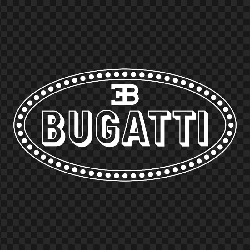 Bugatti White Logo HD PNG | Citypng