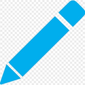 HD Light blue Angle Pencil Icon PNG