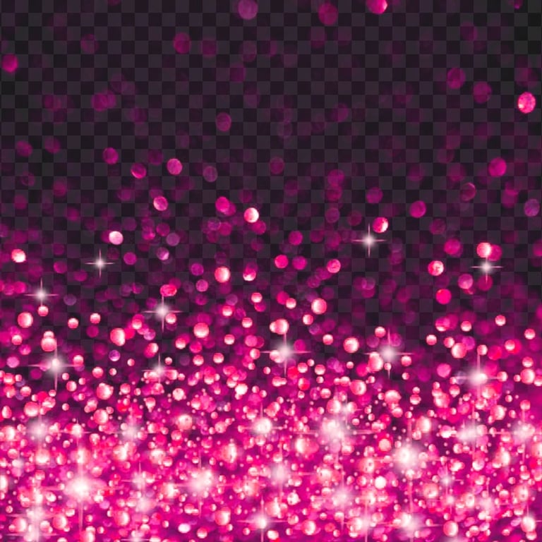 HD Pink Bokeh Sparkling Lights Effect PNG