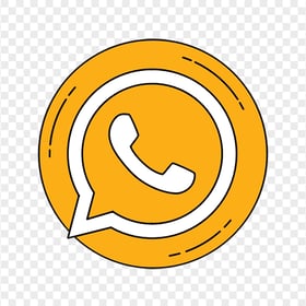 Round Vector WhatsApp Wa Logo Icon PNG
