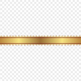 HD Gold Border With Lace Effect Transparent PNG