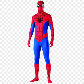 HD Spider Man Standing Costume Character PNG