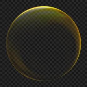 Yellow Bubble Circle HD Transparent PNG