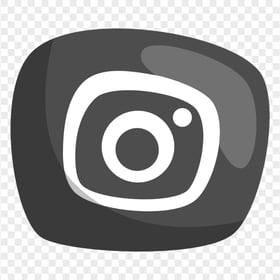 Black Instagram Clipart Icon Cute Design