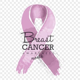 Breast Cancer Awareness Month Poster HD PNG