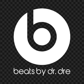 Beats By Dr Dre White Logo PNG