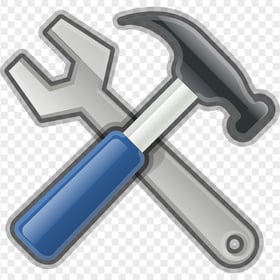 Hammer And Wrench Tools Icon HD PNG