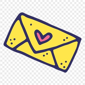 Cartoon Clipart Love Letter Icon