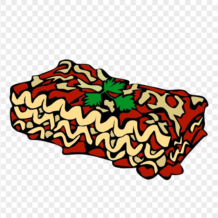 Clipart Lasagne Pasta Italian Food HD PNG