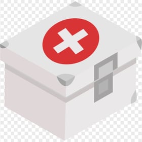 Cartoon Flat First Aid Medical Box Illustration