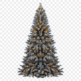 HD Real Christmas Tree With Lights PNG
